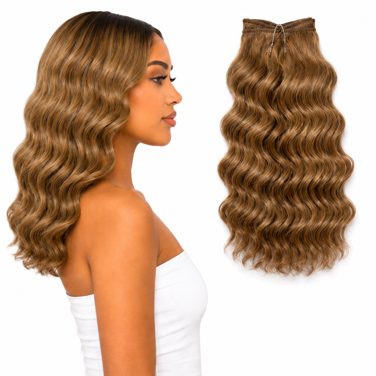 Ei Brazilian 100% Unprocessed Virgin Brazilian Human Hair Style: Deep Wave