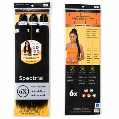 Kuknus Braids 6X Value Pack Pre-Stretched 26"