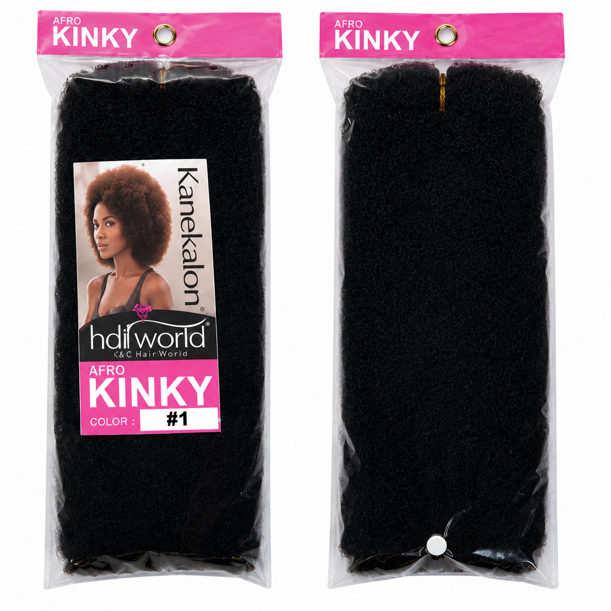 K&amp;C Hair World Kanekalon Afro Kinky Bulk Synthetic Hair