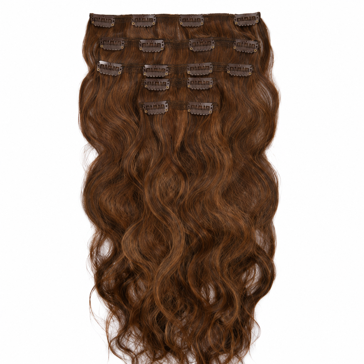 Darbro Doja Synthetic Silk Press Body Wave Clip-In  Hair Extensions 24"