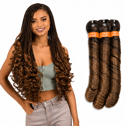 Kuknus Synthetic 3x French Curl Bulk 22"