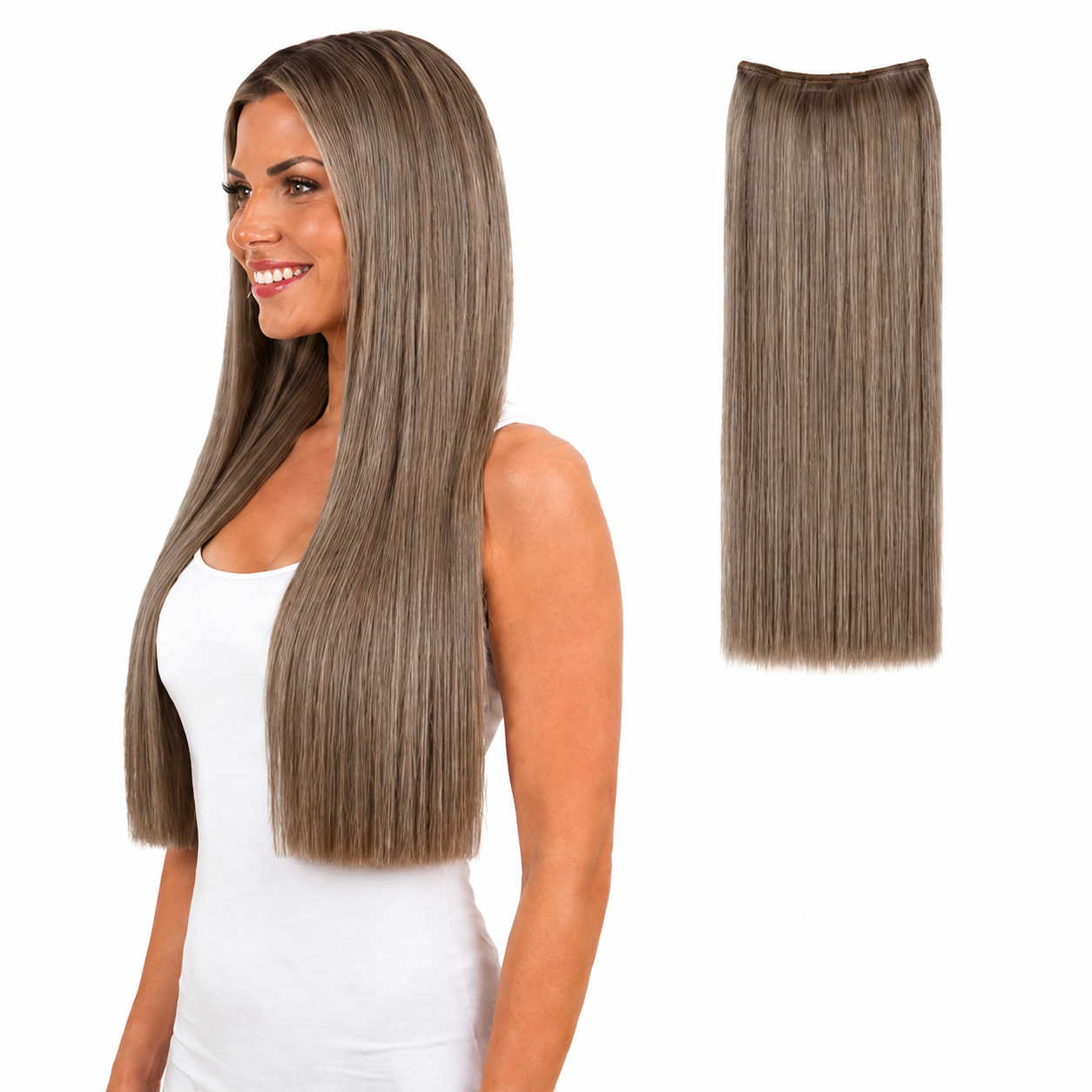 Ei Luxury 100% Human Hair 7 Pcs Clip-in Extensions 22"
