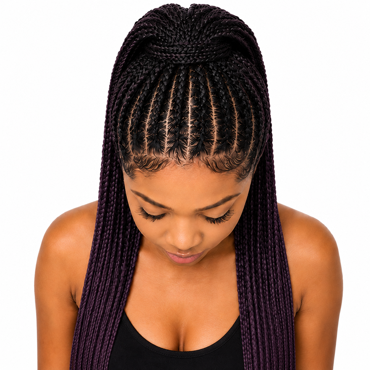 X-Pression Pre-Stretched Braiding Hair 2X Pack, 24"