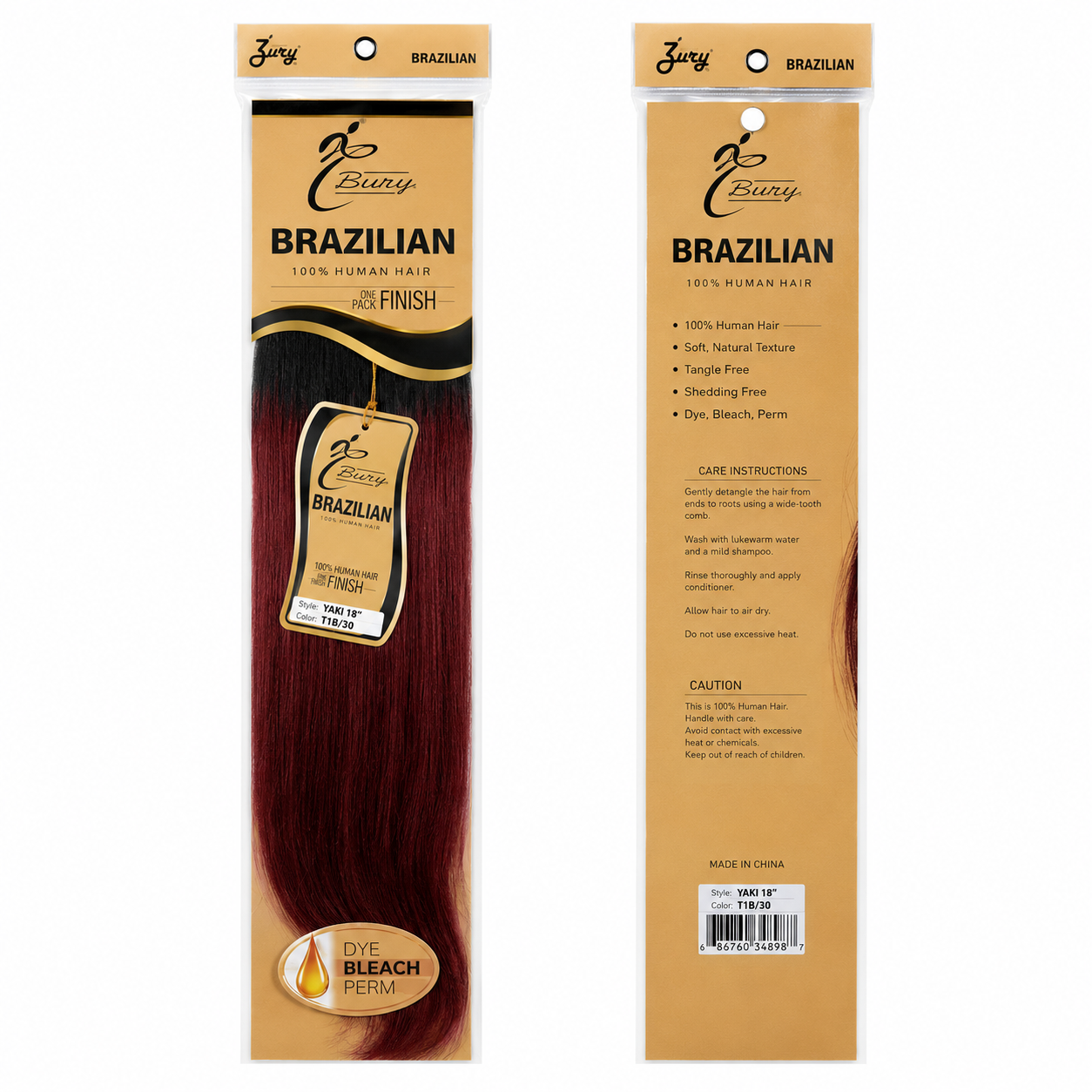 Ei Brazilian Unprocessed Straight Human Hair Wave