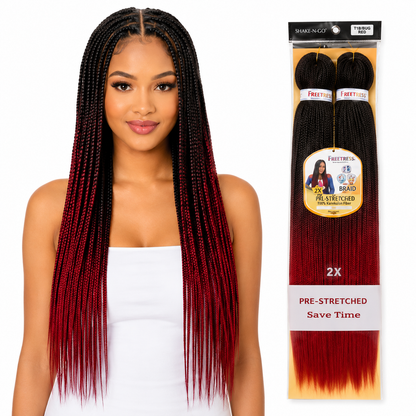 Kuknus Braids 2x Value Pack Pre-Stretched 26"