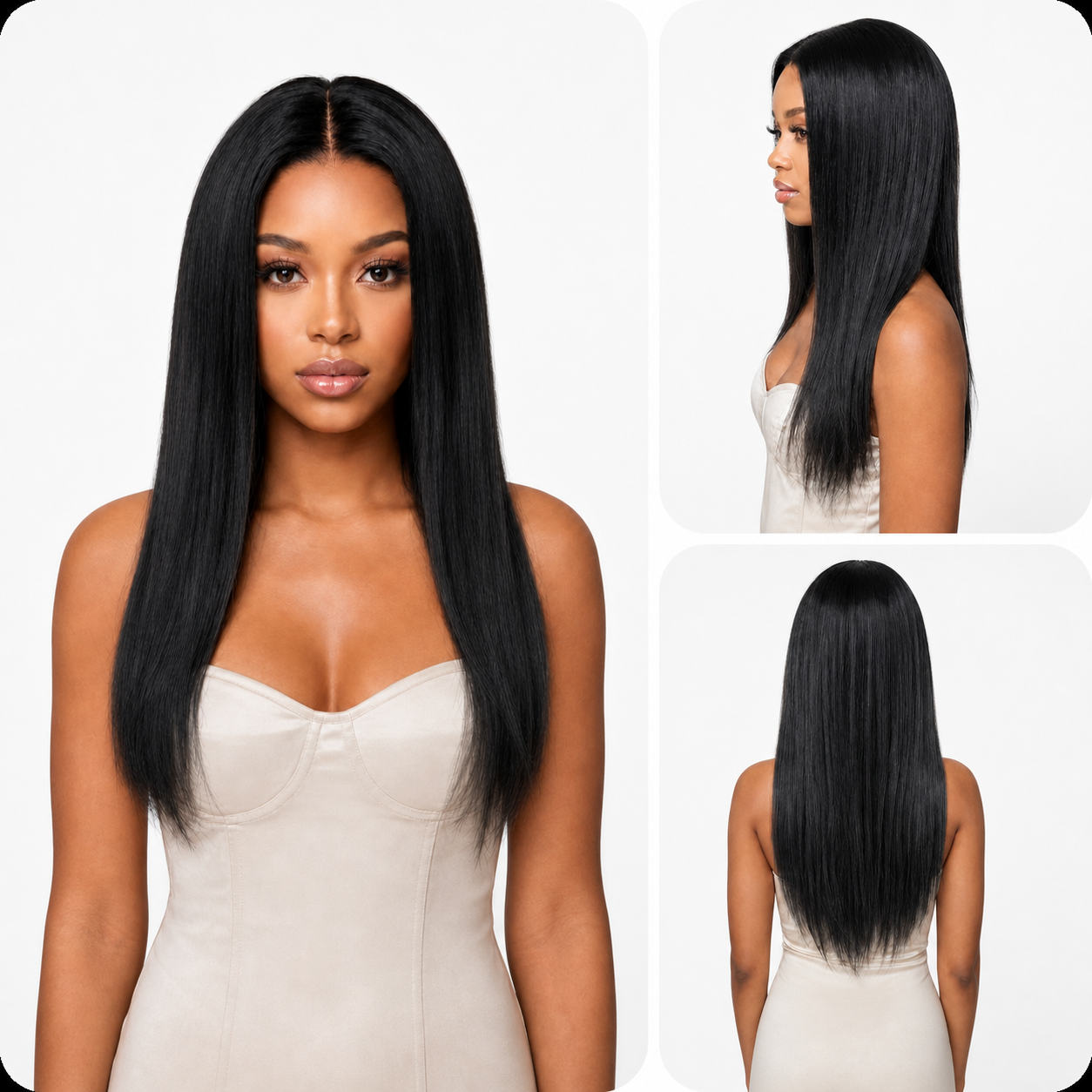 Sleek Diamond Synthetic Lace Front Wig