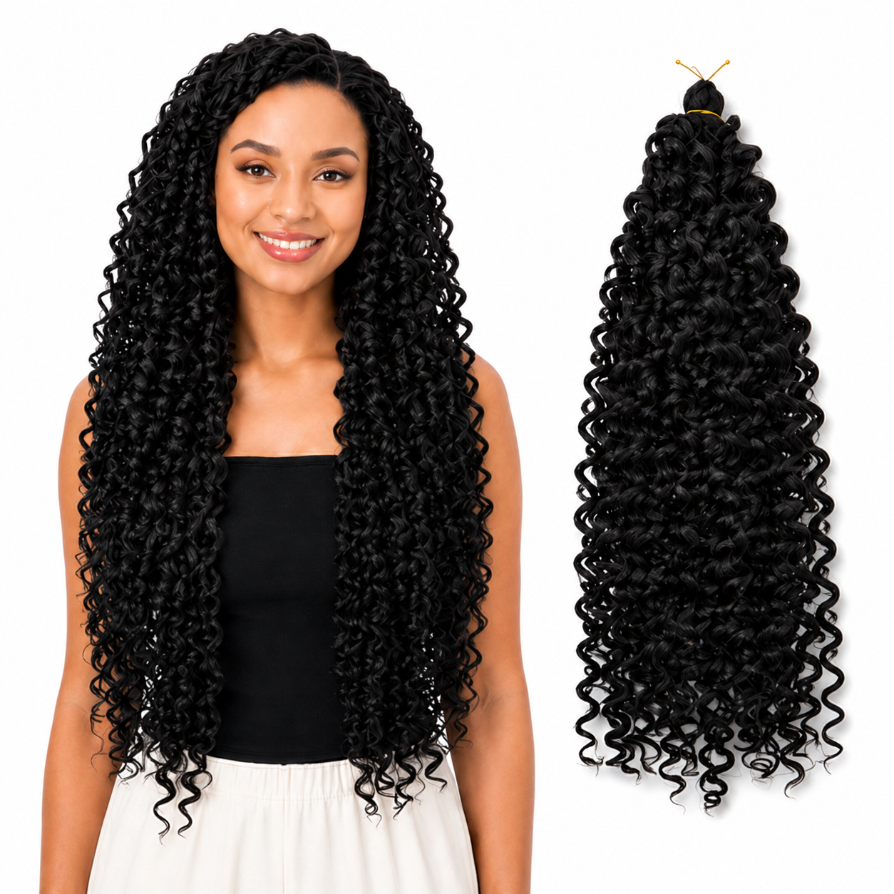 Kuknus Water Bulk Synthetic Braids 20"