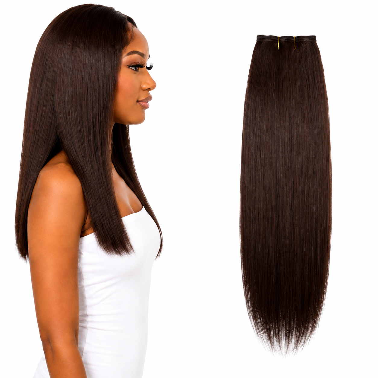 Ei Luxury 100% Human Hair 7 Pcs Clip-in Extensions 18"