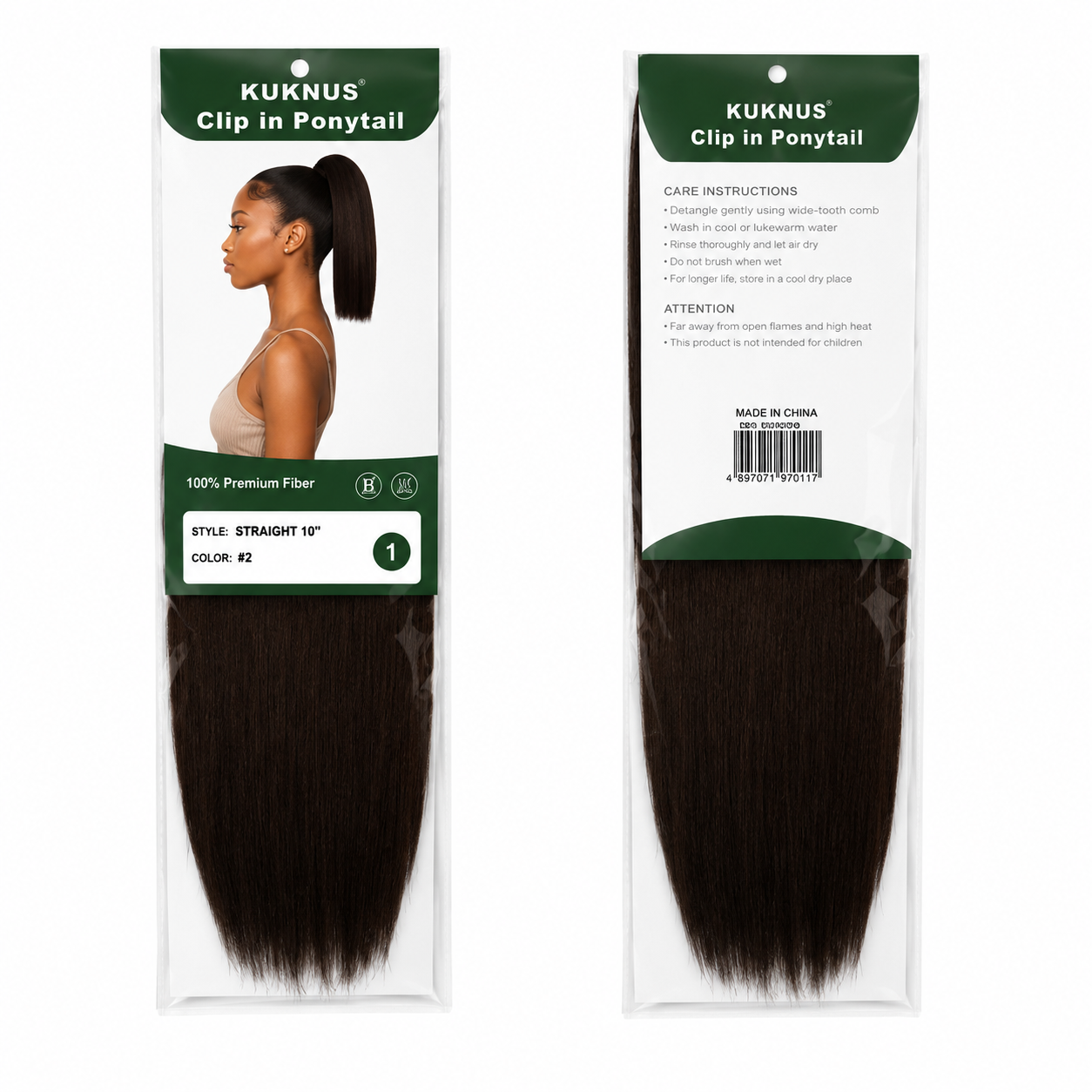Kuknus Ponytail Style London Girl 10&