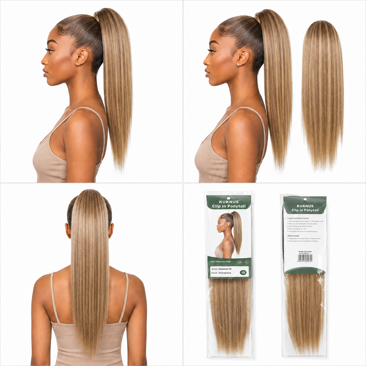 Kuknus Ponytail Style London Girl 18&