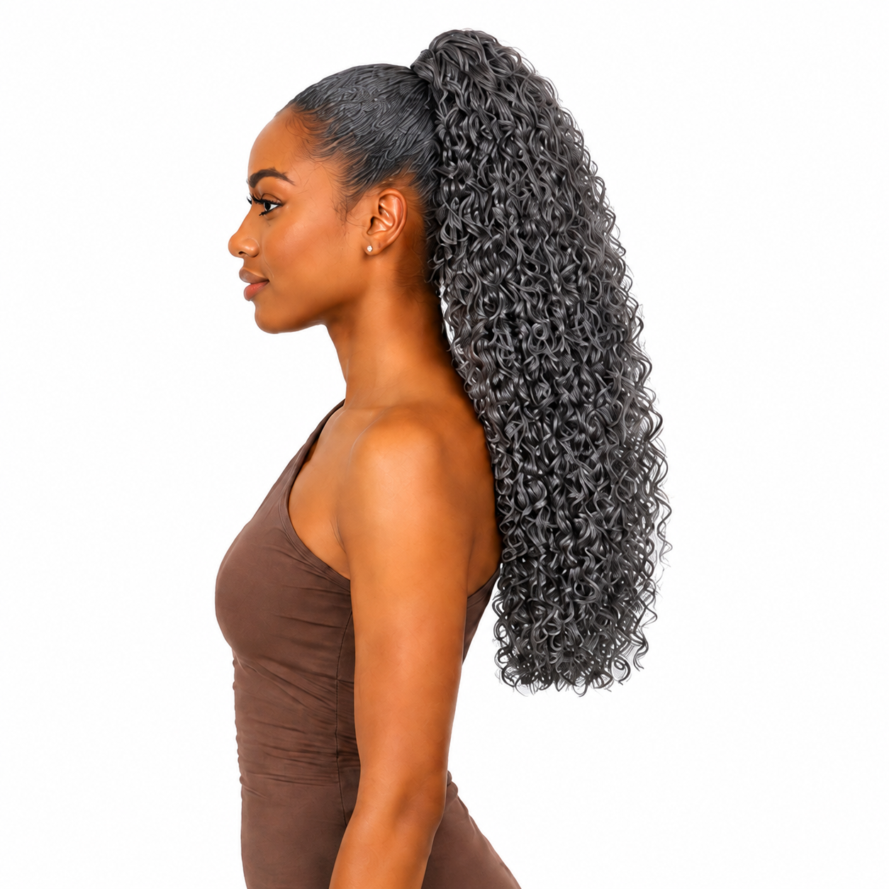 Kuknus Synthetic Chad Girl Ponytail 20"