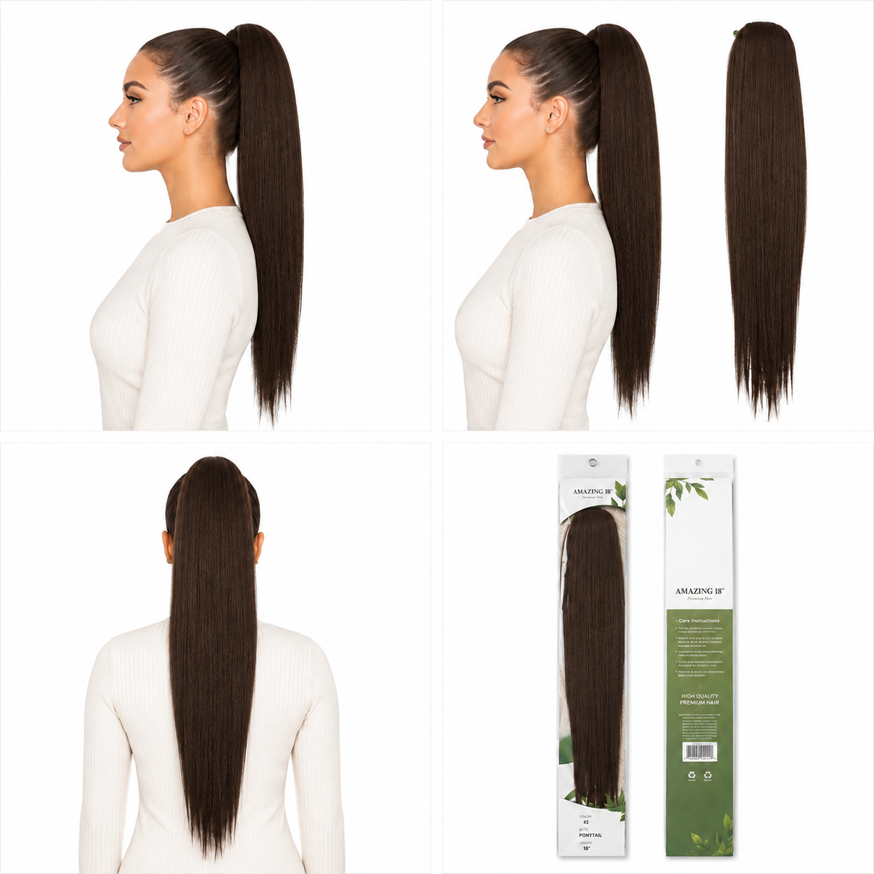 Kuknus Ponytail Style London Girl 22&