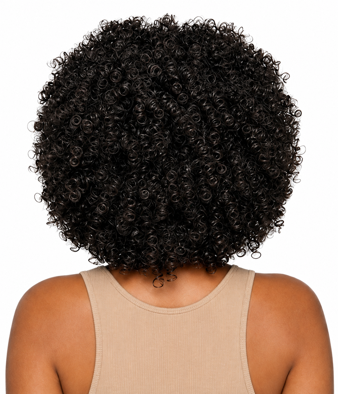 Black Angle Dita - Synthetic Short Spiral Curly Hair Wig