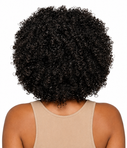 Black Angle Dita - Synthetic Short Spiral Curly Hair Wig