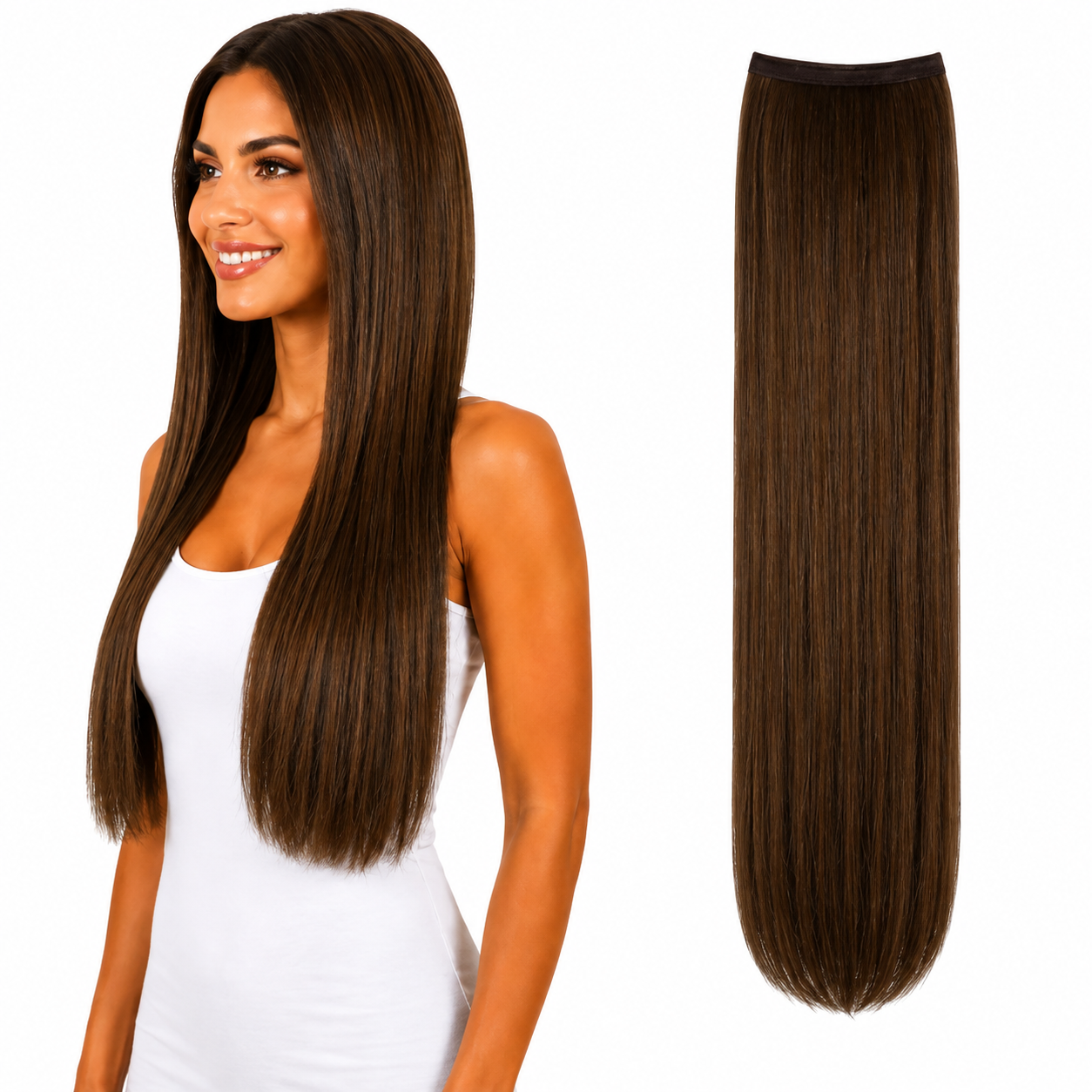 Ei Luxury 100% Human Hair 7 Pcs Clip-in Extensions 22"