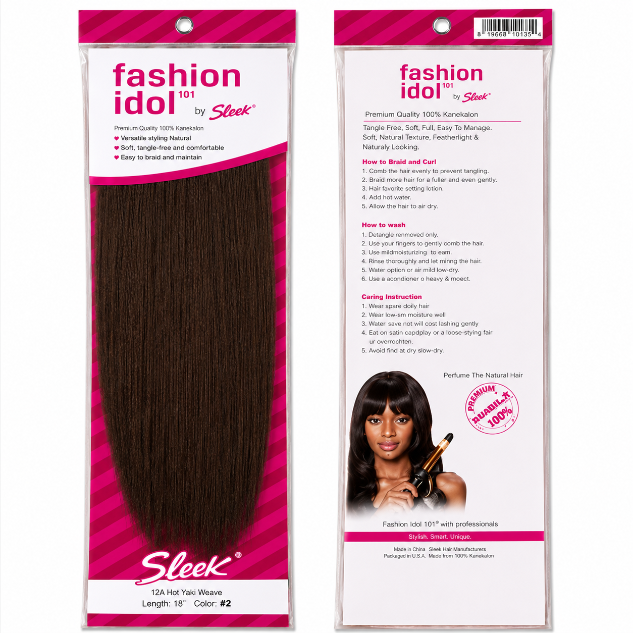 Sleek Fashion Idol 101 Weave Hair Extensions 16