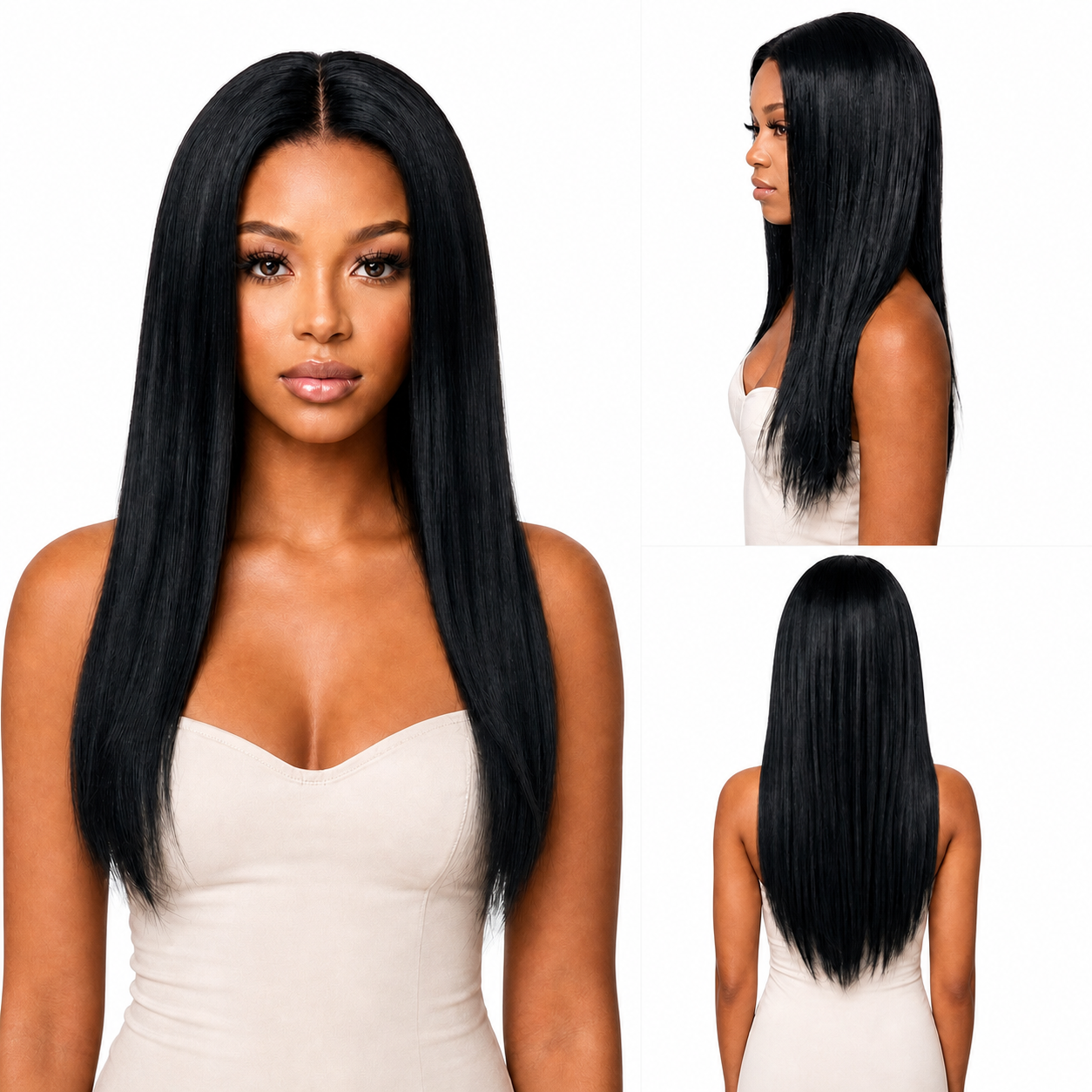 Sleek Diamond Synthetic Lace Front Wig
