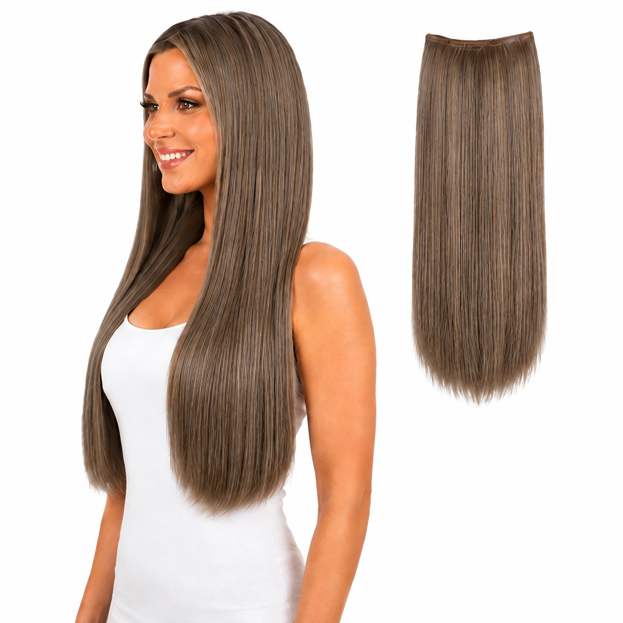 Ei Luxury 100% Human Hair 7 Pcs Clip-in Extensions 22"