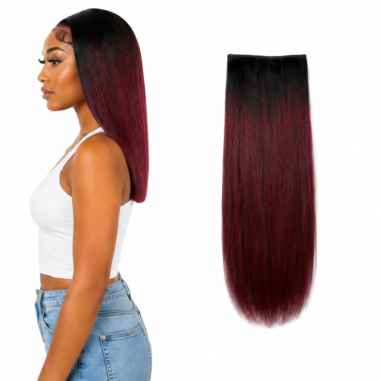 Ei Brazilian Unprocessed Straight Human Hair Wave