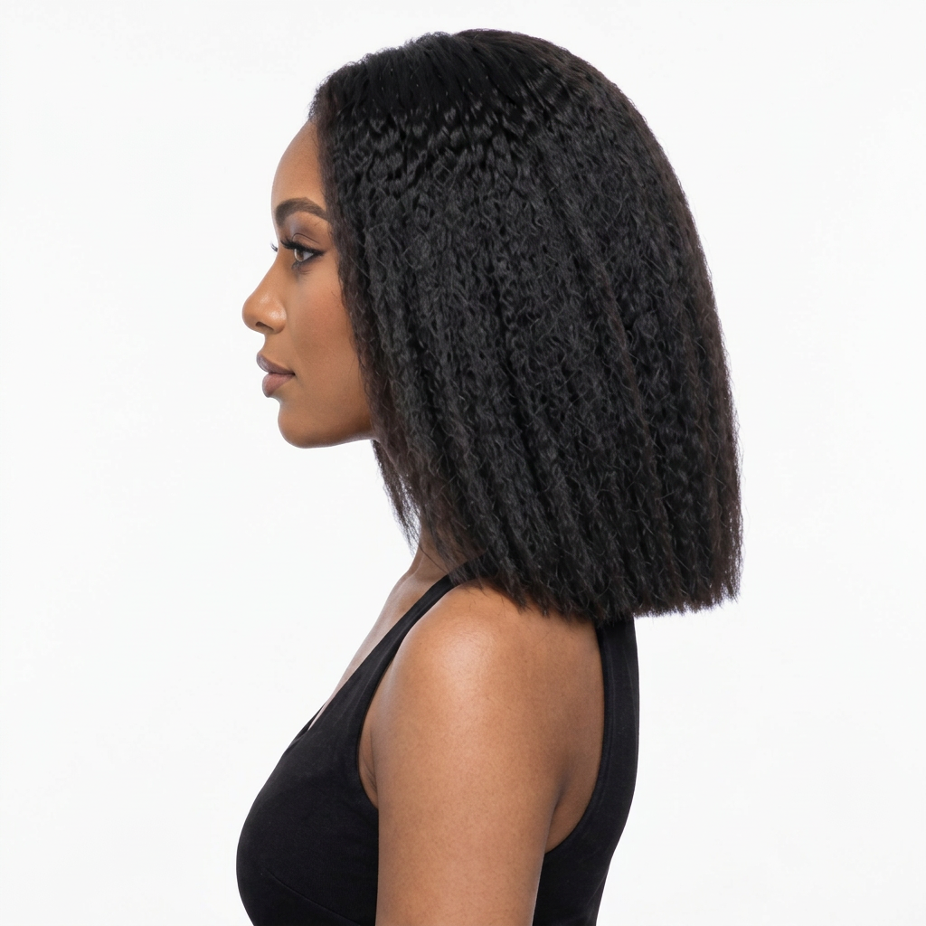 Ei Brazilian 100% Unprocessed Virgin Human Hair Style: Kinky Straight (Natural Color)