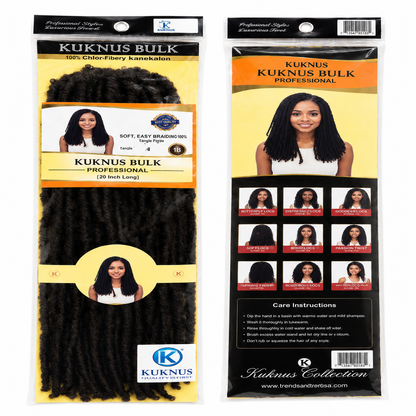 Kuknus Baby Dread locks Bulk Synthetic Braiding Hair