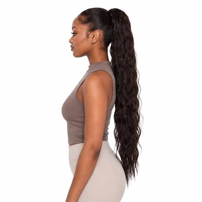 Kuknus Synthetic Peruvian Girl Ponytail 30’’