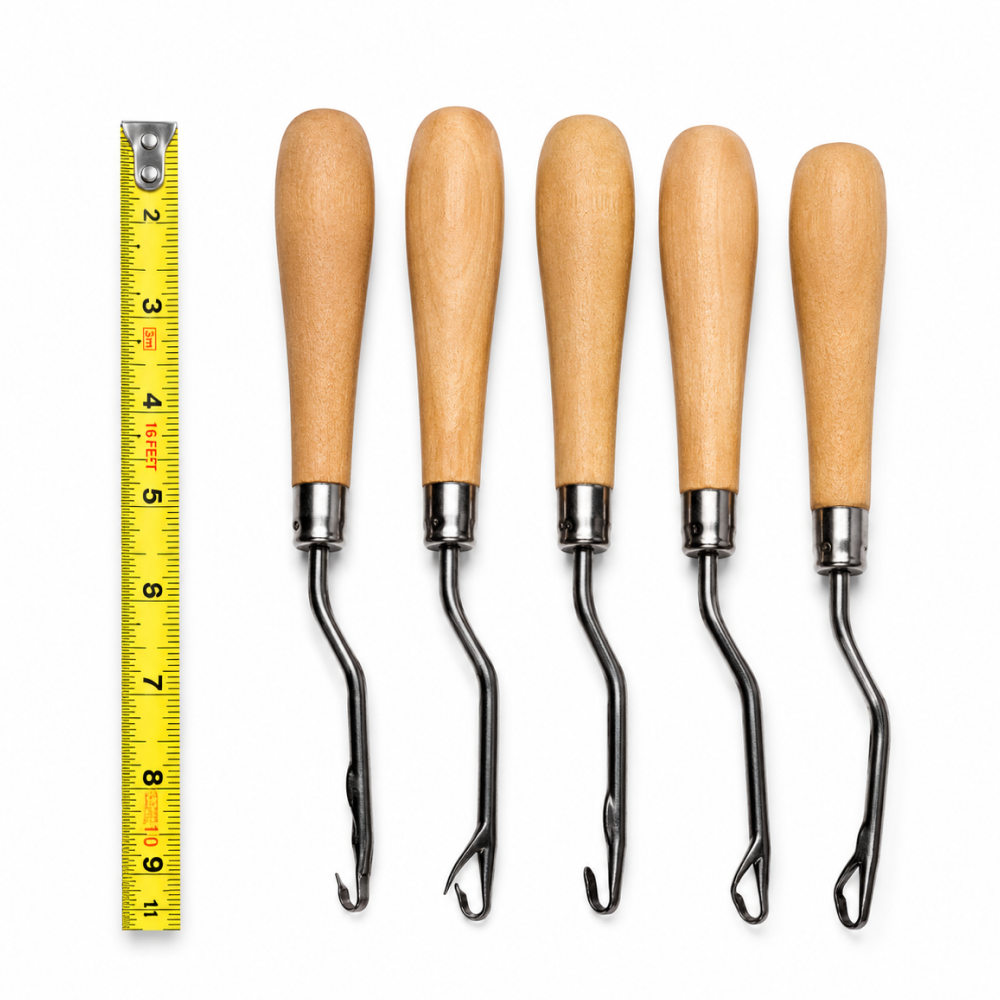 Beauty &amp; Hair Supply Wooden Latch Hook Crochet Needle