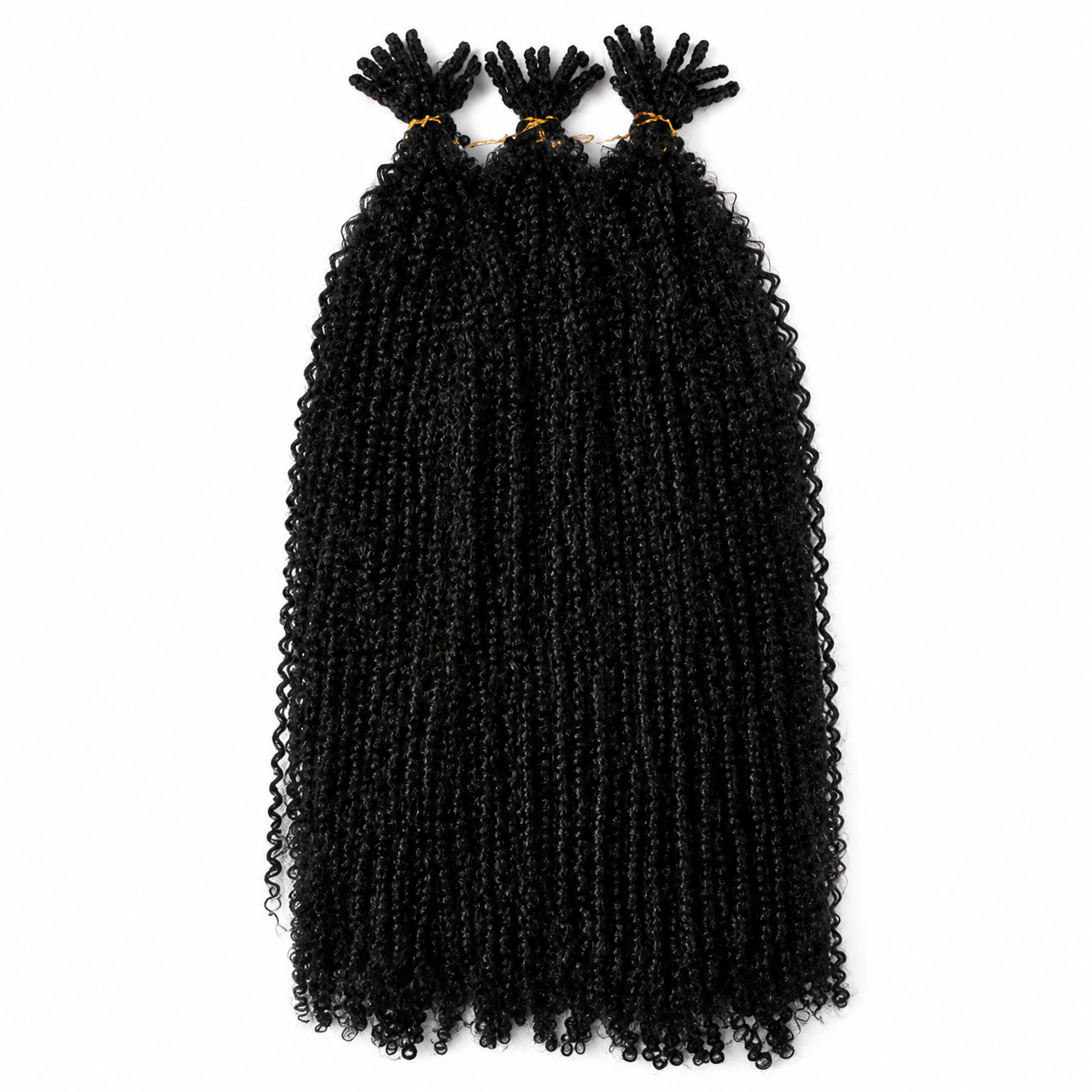 Kuknus Style Pre Streched Popp-In-Twist Bulk Synthetic Hair