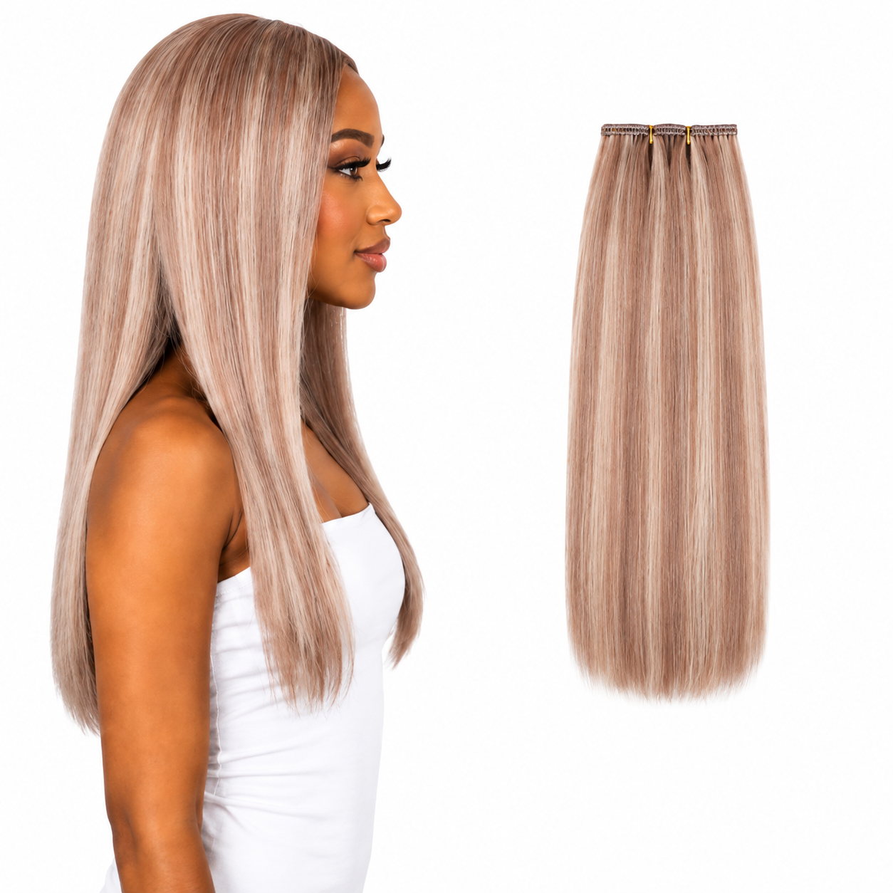 Ei Luxury 100% Human Hair 7 Pcs Clip-in Extensions 20"