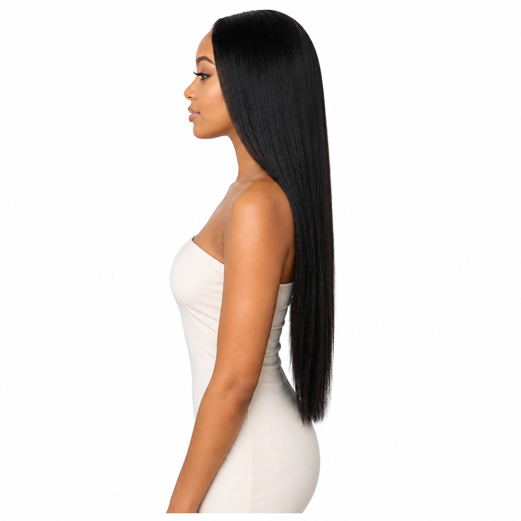 Ei Brazilian 100% Unprocessed Virgin Brazilian Human Hair Style: Straight (Natural Color)