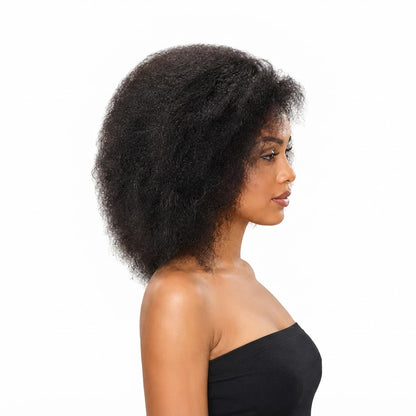 Black Angle Lulu - Synthetic Short Kinky Curly Hair Wig