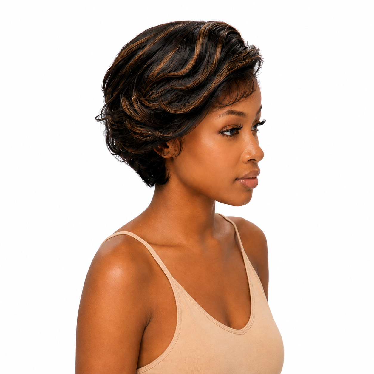Kuknus Sundas - Synthetic Lace Front Wig with Natural Baby Hairline