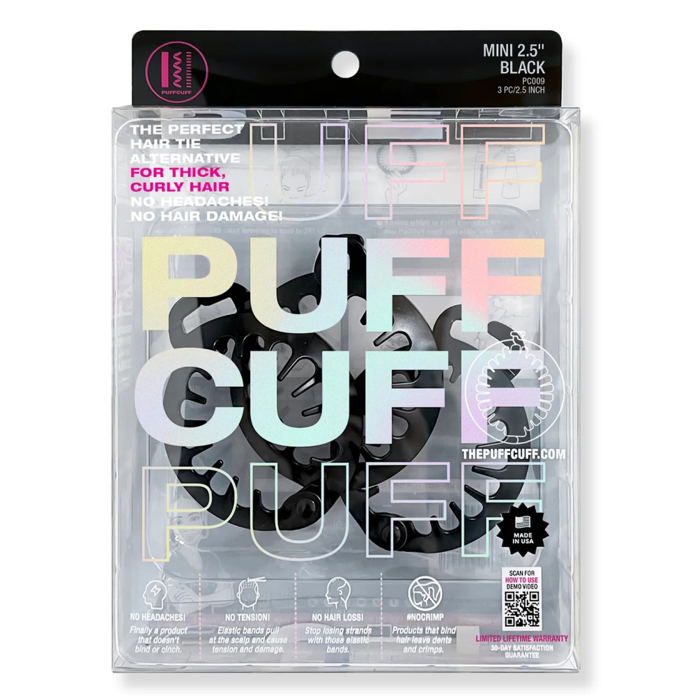 Puffcuff Mini Clear Pack – 2.5 Inches (3 pcs)