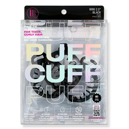 Puffcuff Mini Clear Pack – 2.5 Inches (3 pcs)