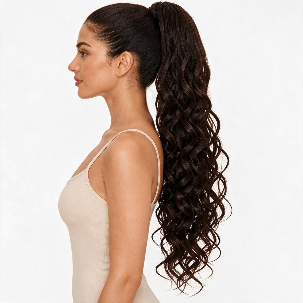 Kuknus Synthetic Jersey Girl Ponytail 26"