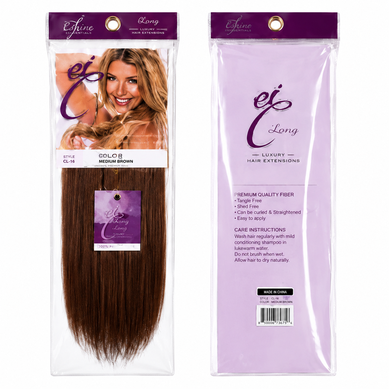 Ei Luxury 100% Unprocessed Virgin human hair Clip-in