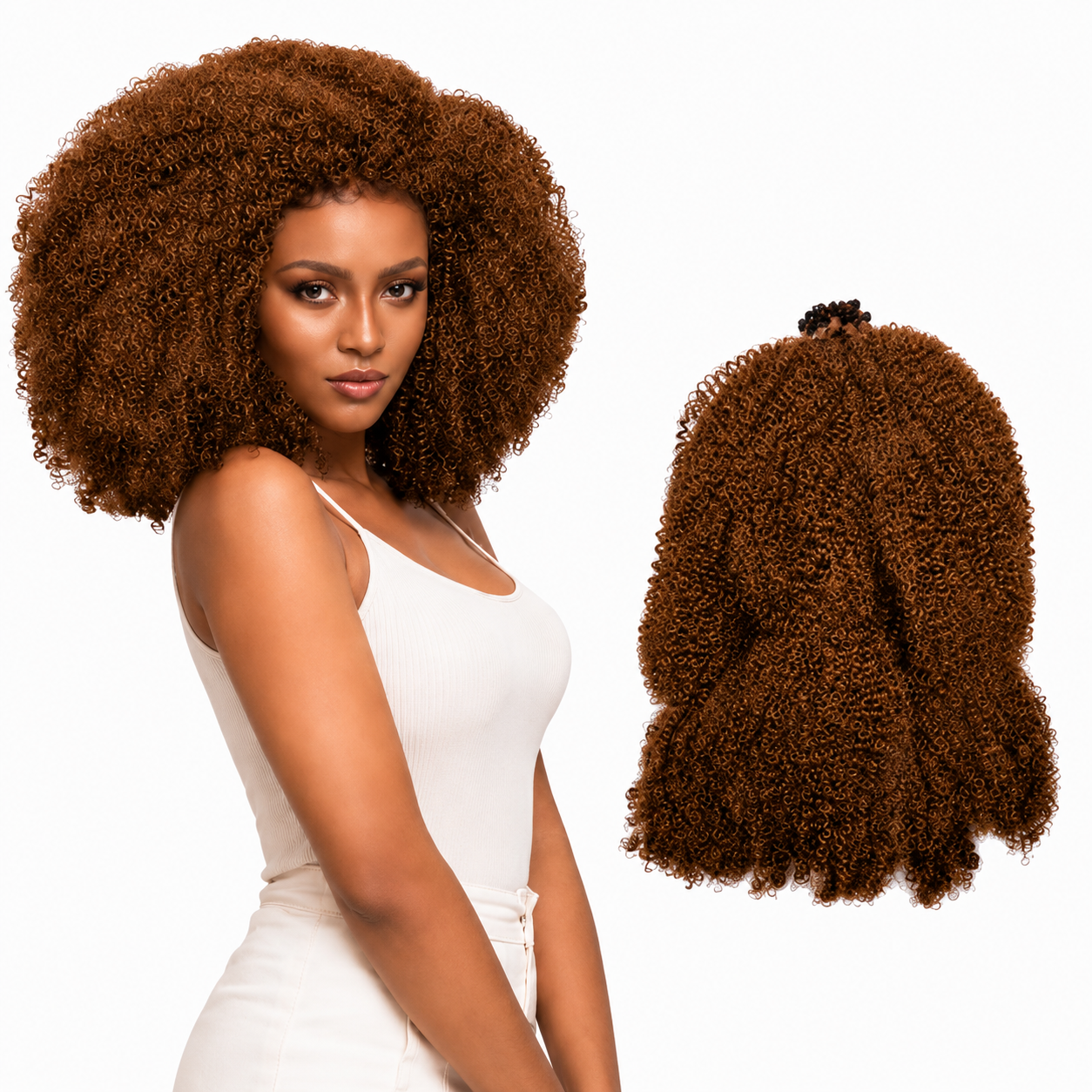 Darbro Doja Synthetic Afro Kinky Bulk 24"