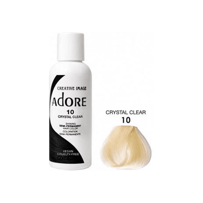 Adore Semi Permanent Hair Color #10 Crystal Clear 118ml