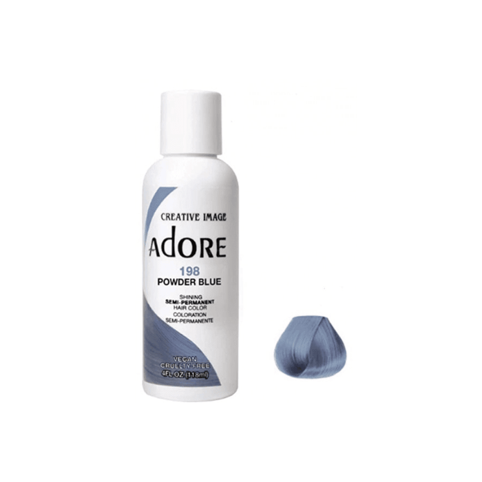 Adore Semi Permanent Hair Color #198 Powder Blue 118ml