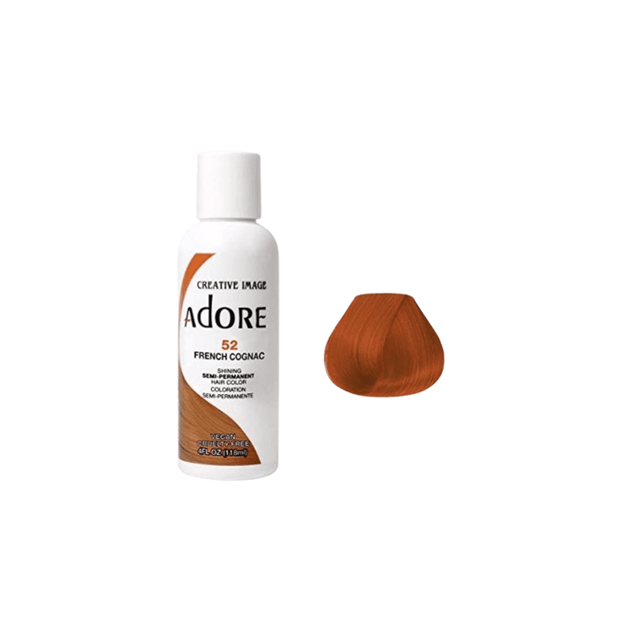 Adore Semi Permanent Hair Color #52 French Cognac 118ml