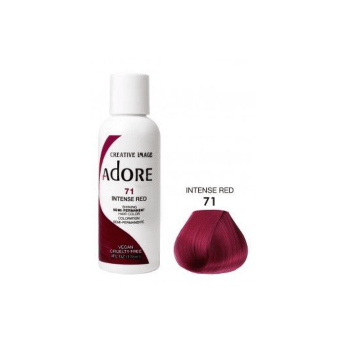 Adore Semi Permanent Hair Color #71 Intense Red 118ml