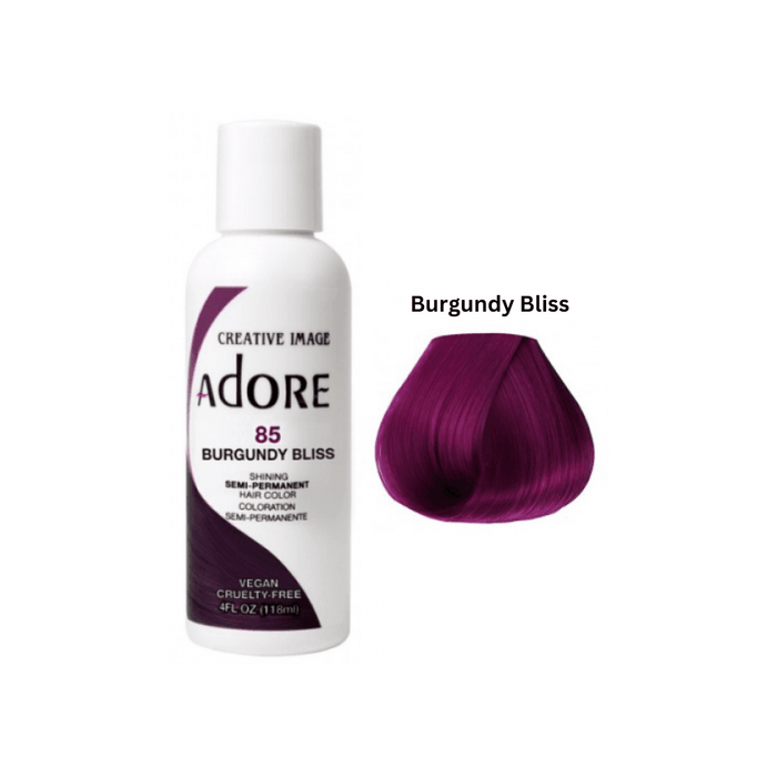 Adore Semi Permanent Hair Color #85 Burgundy Bliss 118ml