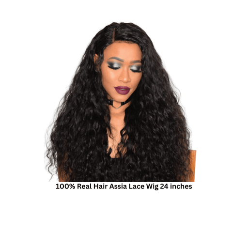 100% Real Hair Assia Lace Wig 24 inches - Beauty and Hair Supply