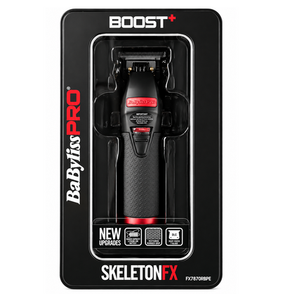 Babyliss SkeletonFX Boost+ Matte Red &amp; Black Trimmer Black Grip