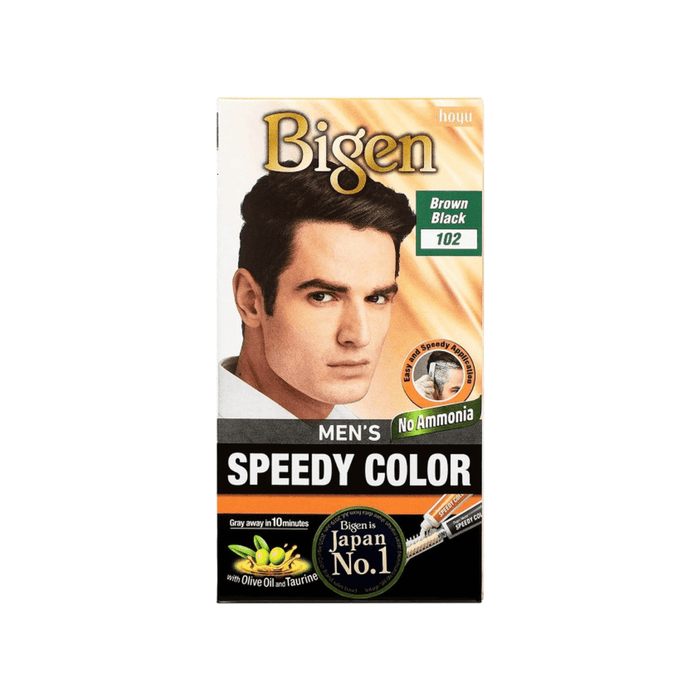 Bigen Men's Speedy Colour #102 - Brown Black