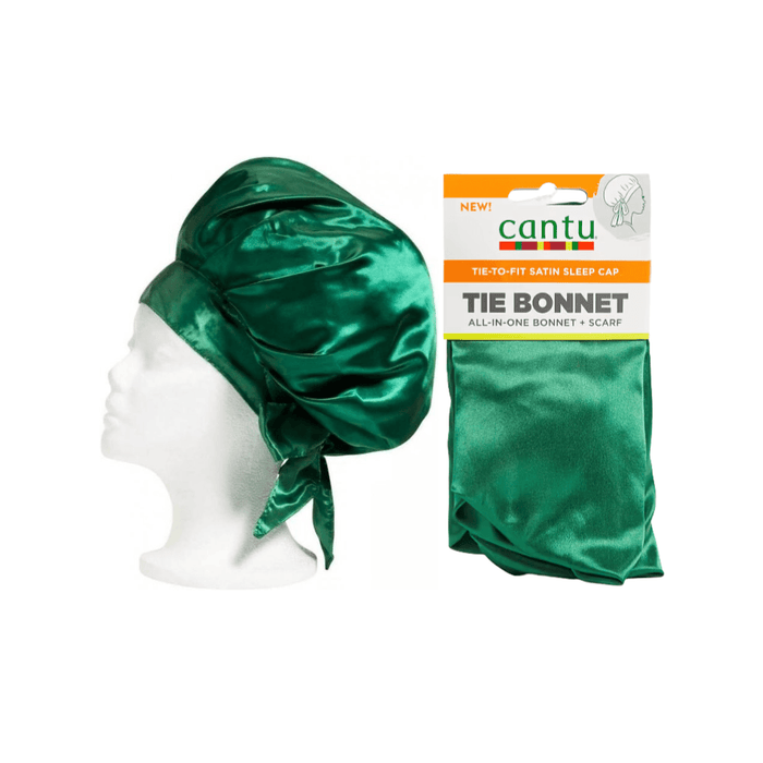 Cantu Accessories Tie Bonnet and Scarf Satin Sleep Cap