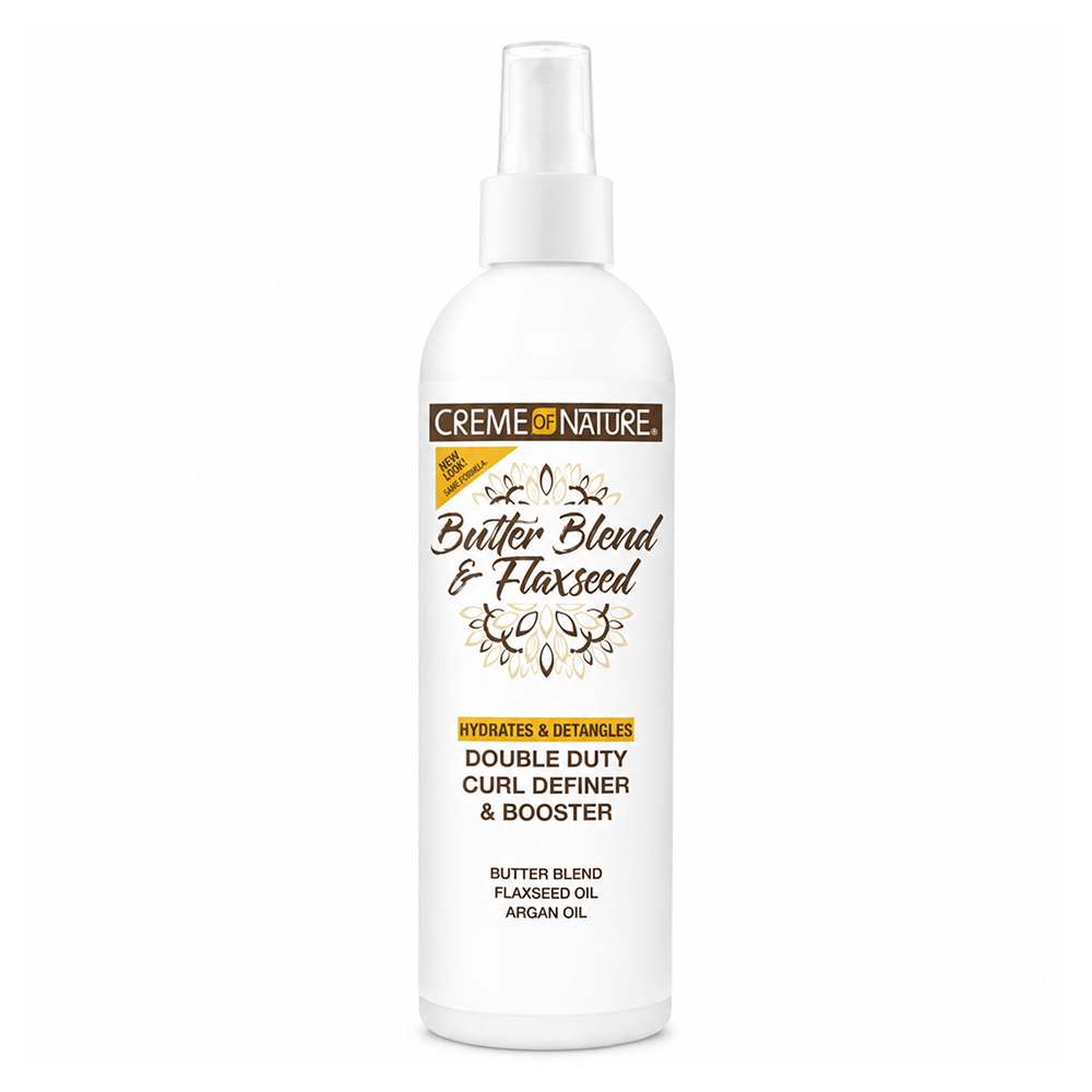 Creme of Nature Butter Blend &amp; Flaxseed Curl Definer Booster 12oz