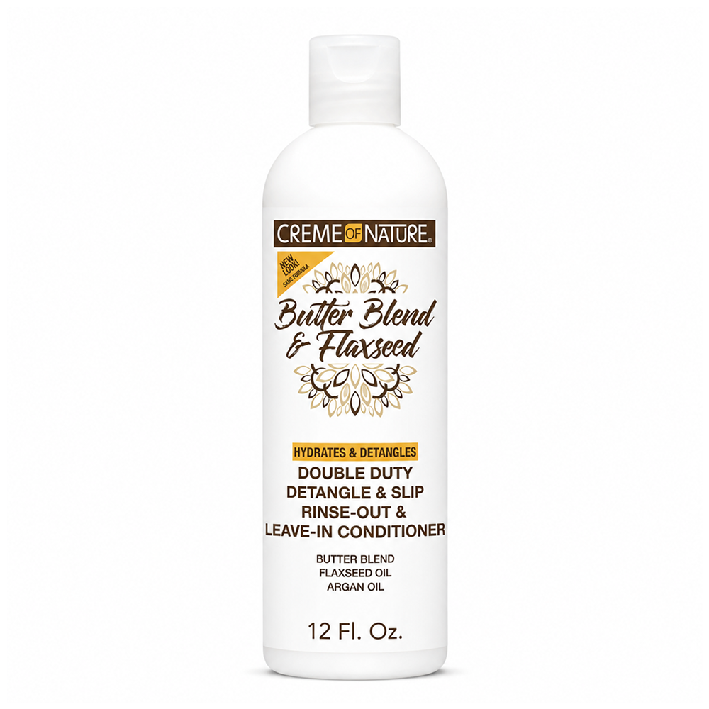 Creme of Nature Butter Blend &amp; Flaxseed Leave in Conditioner 12oz