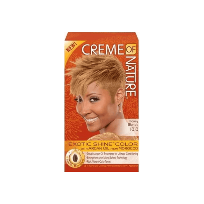 Creme of Nature Exotic Shine Color with Argan Oil #10.0-Honey Blonde