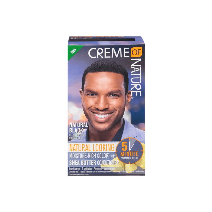 Creme of Nature Men's 5 Minute Hair Color #Natural Black